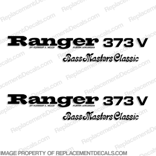 Ranger 373V Bass Master Classics Decals (Set of 2) - Any Color! INCR10Aug2021