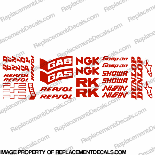 Pocket Bike Repsol Decal Kit INCR10Aug2021
