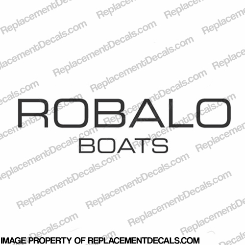 Robalo Boats Logo Decals - Any Color! INCR10Aug2021