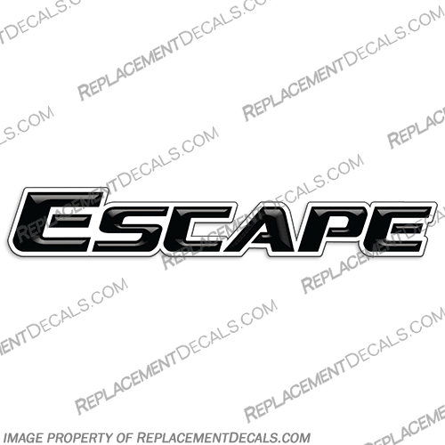 Escape by KZ-19 RV Decal escape, by, kz, 19, rv, decal, sticker, logo, motorhome, camper, single,