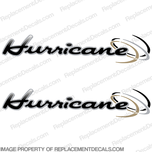 Thor "Hurricane" RV Decals (Set of 2) - Black/Grey INCR10Aug2021