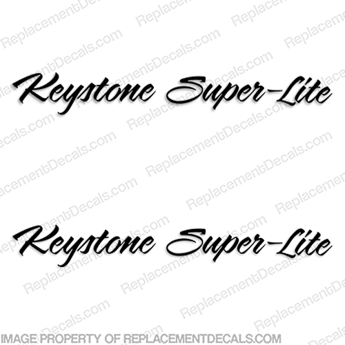 Keystone Super-Lite RV Decals (Set of 2) - Any Color! super, lite, INCR10Aug2021