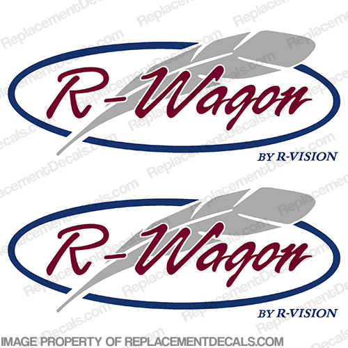 R-Wagon by R-Vision RV Decals (Set of 2) INCR10Aug2021
