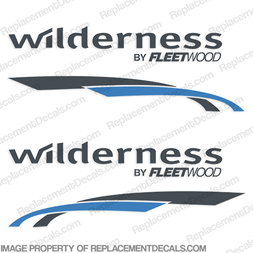 Wilderness by Fleetwood RV Decals (Set of 2) - 2 Color INCR10Aug2021