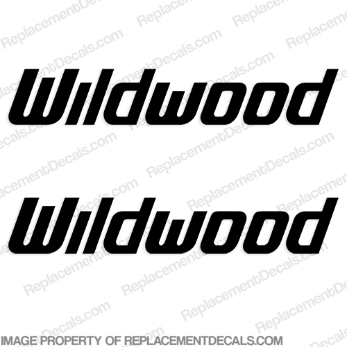 Wildwood RV Decals (Set of 2) - Any Color!  INCR10Aug2021