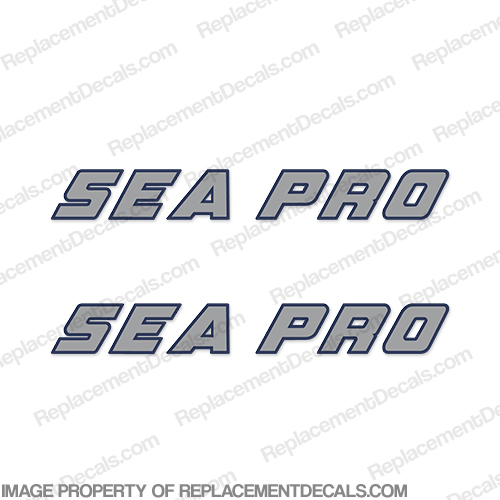 Sea Pro Boat Decals (Any Colors) - 24" Long INCR10Aug2021