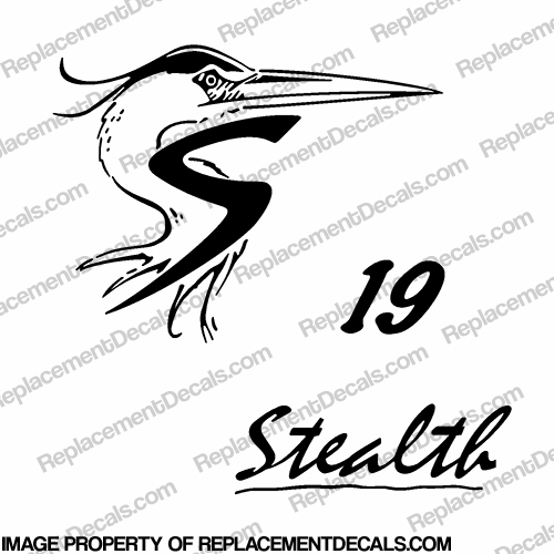 Shoalwater 19 Stealth Boat Decals INCR10Aug2021