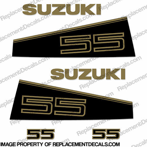 Suzuki 55hp DT55 Decal Kit - 1994-2004 INCR10Aug2021