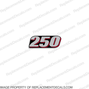 Suzuki 2010-2013 Single "250" Decal - Front INCR10Aug2021
