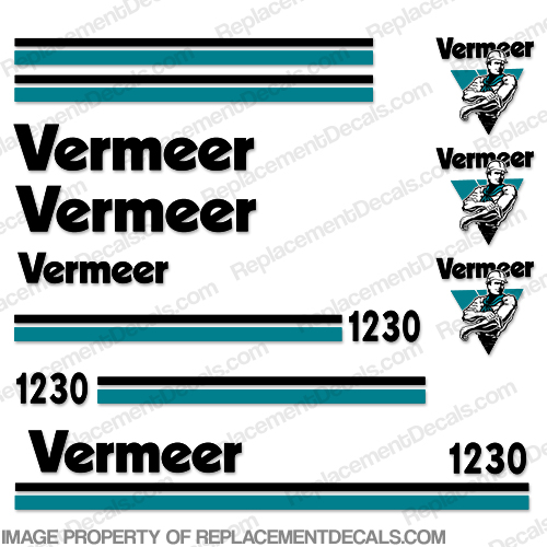 Vermeer BC1230 Brush Chipper Decals INCR10Aug2021