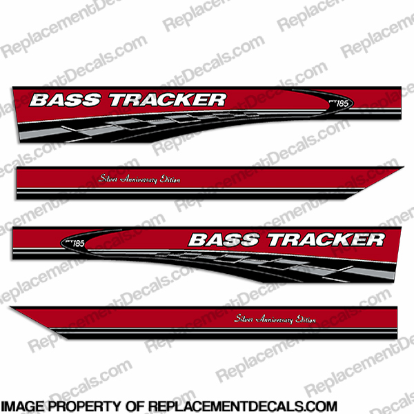 Bass Tracker PT185 Silver Anniversary Edition Decals INCR10Aug2021