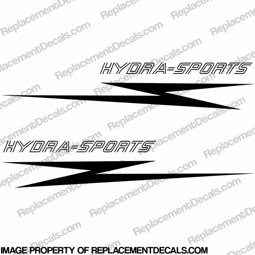 Hydra-Sports Boat Logo Decal - Any Color! (Set of 2) INCR10Aug2021
