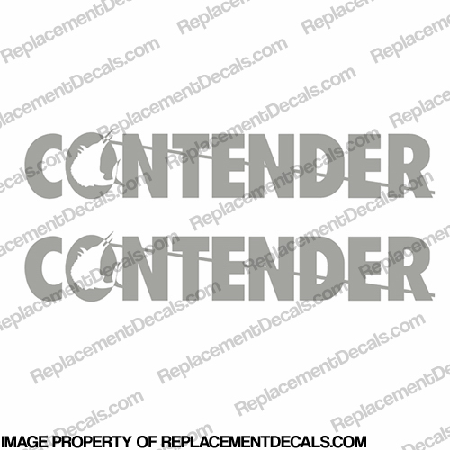 Contender Decals - Any Color! (Set of 2) INCR10Aug2021