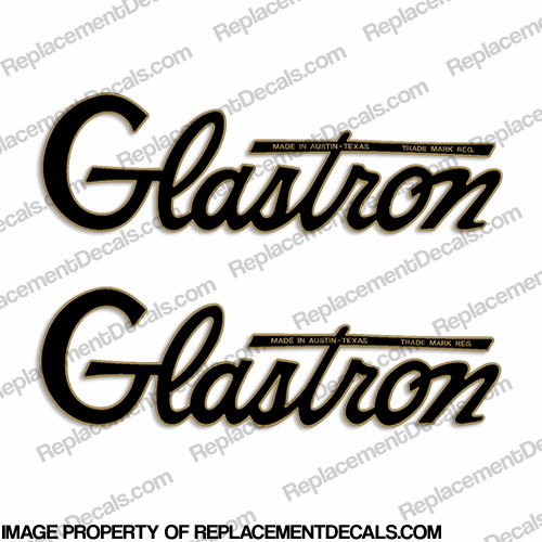 Glastron Boat Decals - 1964 (Set of 2) - 2-Color INCR10Aug2021