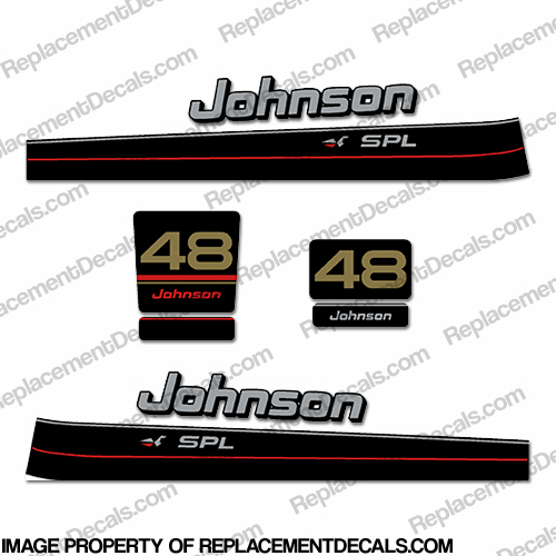 Johnson 48hp SPL Decal Kit - 1997-1998 INCR10Aug2021