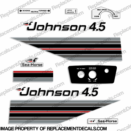 Johnson 1982 4.5hp Decals INCR10Aug2021