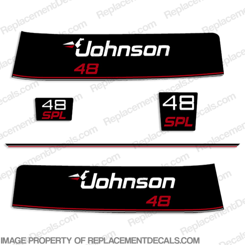 Johnson 1989 48hp SPL Decals INCR10Aug2021