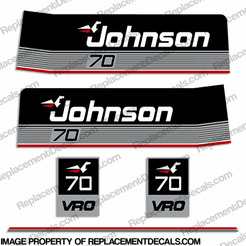 Johnson 1986 70hp VRO Decals INCR10Aug2021
