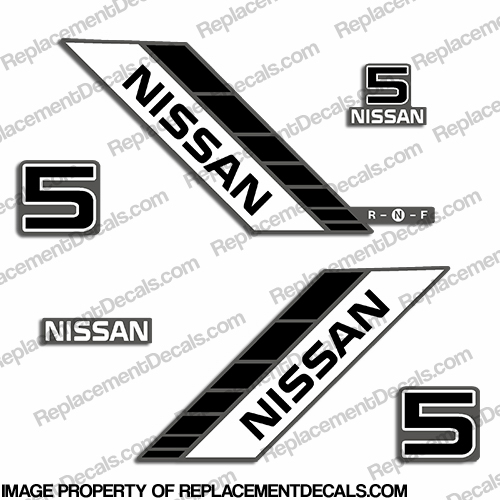 Nissan 5hp Decal Kit - 1990s INCR10Aug2021