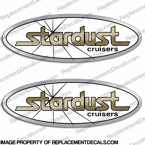Stardust Cruisers Boat Decals (Set of 2) INCR10Aug2021