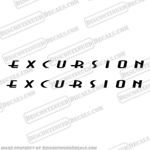 Excursion by Fleetwood RV Large Decals (Set of two) - Any Color! INCR10Aug2021