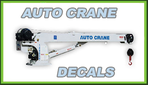 Auto Crane Decals