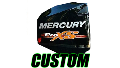 Custom Color Mercury Decals