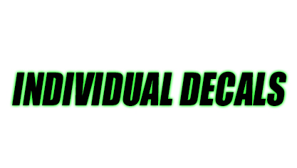 Individual Yamaha Decals