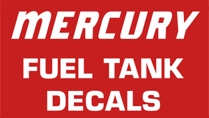 Mercury Fuel Decals