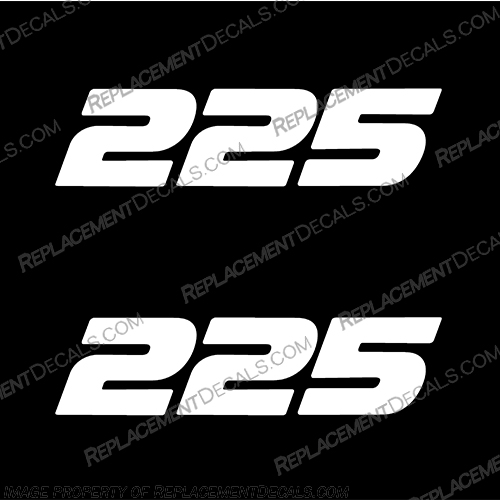 Mercury ProXS 225 2019 and Up Decals - (Set of 2) Any Color! Mercury, ProXS, 225, 2019, 2019+, Decal, Decals, 1, Set of 2, Any, Color, Any Color
