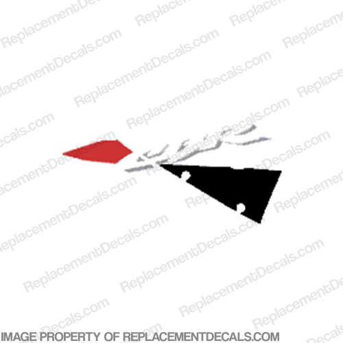 929 Right Upper "CBR" Decal (Black/Red) INCR10Aug2021