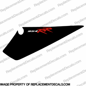 954 Left Tail Decal (Black) INCR10Aug2021