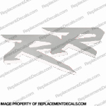 954 Left Mid Fairing "RR" Decal (Silver/White) INCR10Aug2021