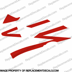 954 Left Mid Fairing Stripes (Red) INCR10Aug2021