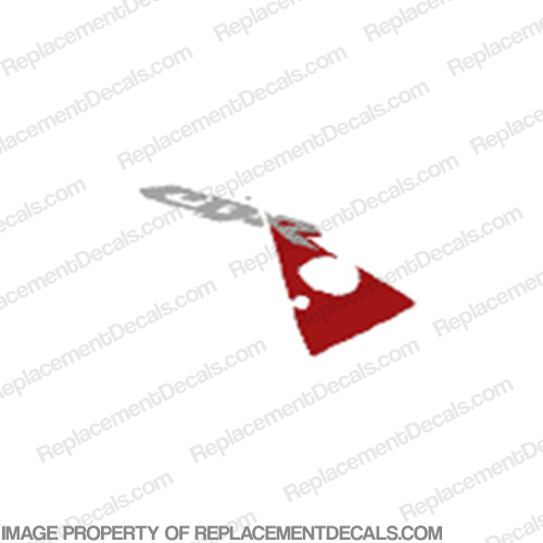 954 Right Upper Fairing "CBR" Decal (Red/Silver) INCR10Aug2021