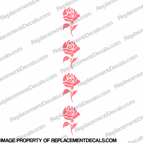 Rose Decal (set of 4) INCR10Aug2021