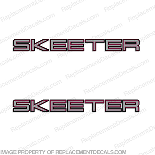 Skeeter Boat Logo Decal - Bay ZX2200 (Set of 2) Skeeter, Boat, Decals, ZX2200, Bay, Bass, Hull, Logo, Sticker, INCR10Aug2021