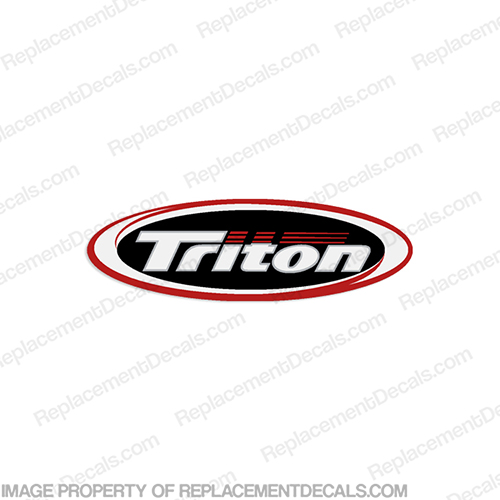Triton Oval Logo Decal TR, 17, earl, bentz, tr17, INCR10Aug2021