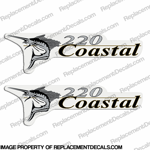Wellcraft Coastal 220 Logo Boat Decals (Set of 2) INCR10Aug2021