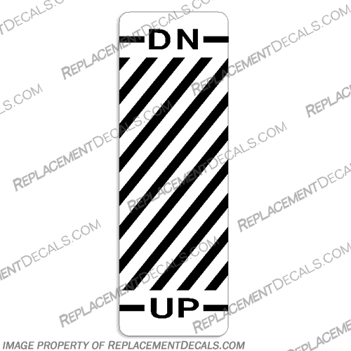 Beechcraft Nose Gear UP / DOWN Decal 61026 Beechcraft, beech, craft, nose, gear, up, down, /, up/down, up / down, decal, decals, kit, 61026