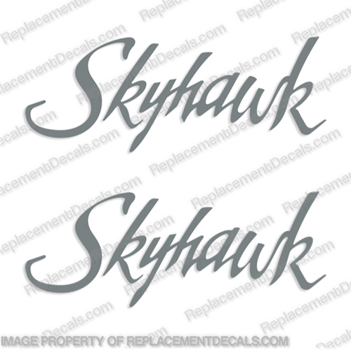 Cessna Skyhawk Decals - Style 1 (Set of 2) - Any Color!  aircraft, decals, cessna, 172, skyhawk, airplane, stickers, decal, kit, set, sky, hawk,