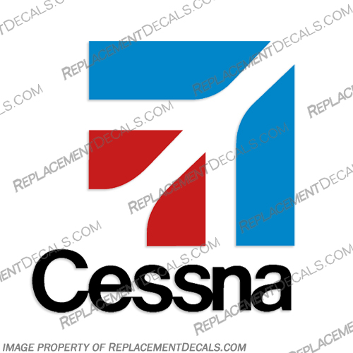 Cessna Skyline Flag - Red & Blue cessna, skyline, red, blue, flag, aircraft, drone, airplane, decals, decal, logo, logos 