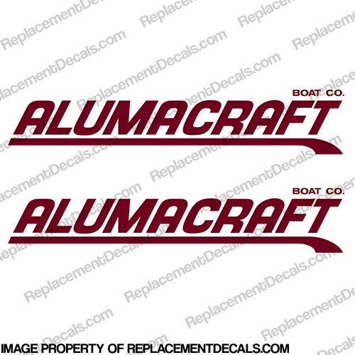 Alumacraft Boat Logo Decals - Style 3 (Set of 2) aluma craft, INCR10Aug2021