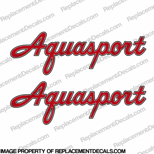 Classic Aquasport Boat Decals (Set of 2) - Any Color INCR10Aug2021