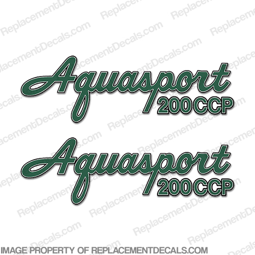 Aquasport 200 CCP Boat Decals (Set of 2) - Any Color INCR10Aug2021