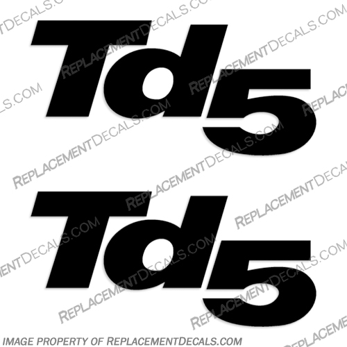 Land Rover Defender Td5 Decals - Any Color! - 1987-2006 land, rover, car, decal, sticker, declas, stickers, kit, truck, automobile, offroad, off, road, any, color, single, defender, 110, rear, td5, 1987, 2006, 80s, 90s, 2000s, 