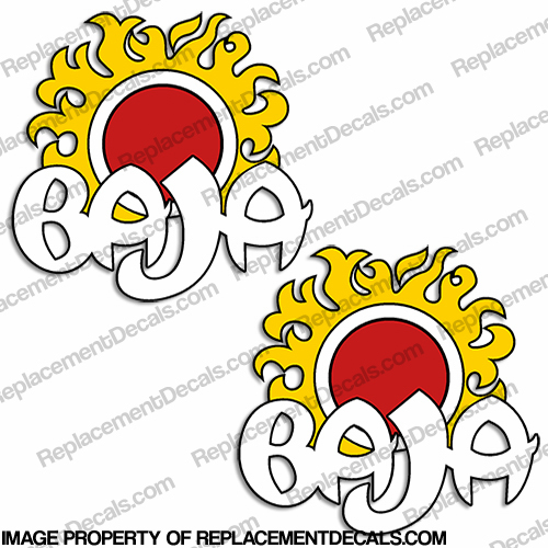 Baja Boat Logo Sun Decal (Set of 2) INCR10Aug2021