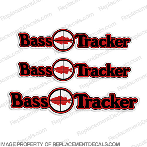 Bass Tracker Target Boat Decal Package INCR10Aug2021