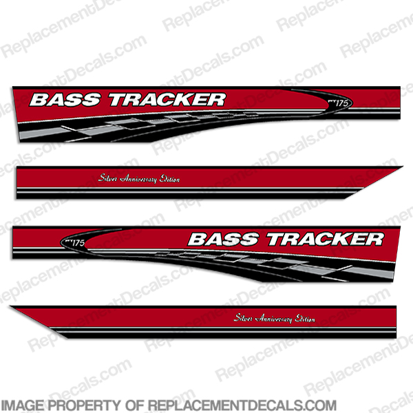 Bass Tracker PT175 Silver Anniversary Edition Decals INCR10Aug2021