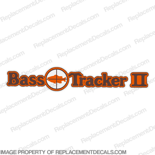 Bass Tracker II Target Boat Decal - 1970s 70, 70s, 2, INCR10Aug2021